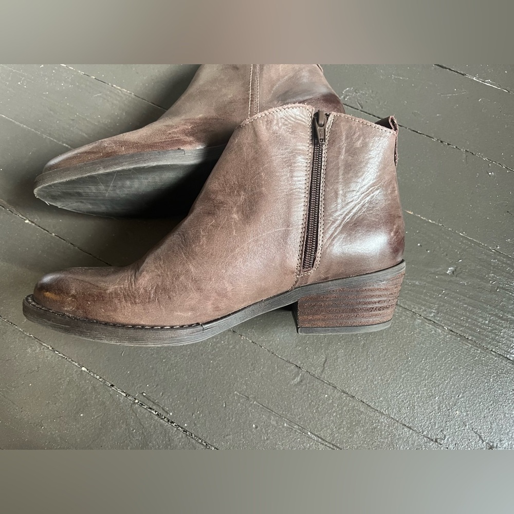 Marrochi Sanchez brown distressed ankle boots size 8 or 39 made in Spain - Picture 8 of 13